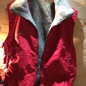 Fleece lined Columbia vest
